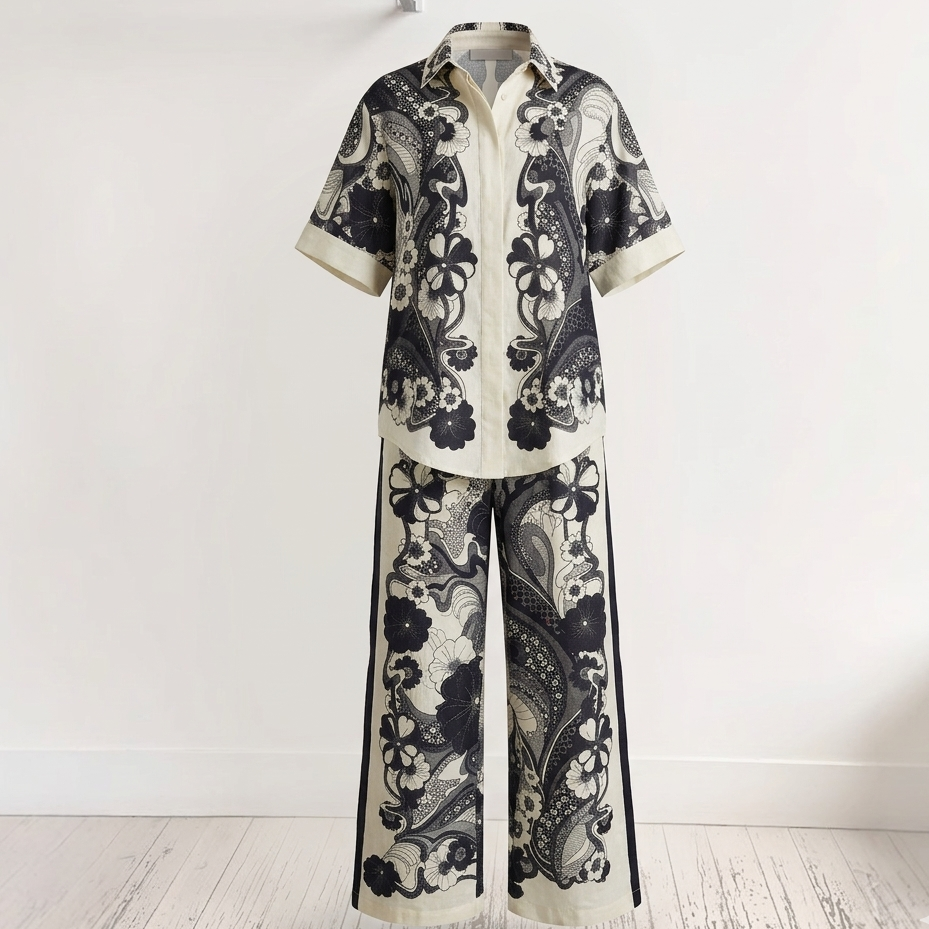 Navy Flower set