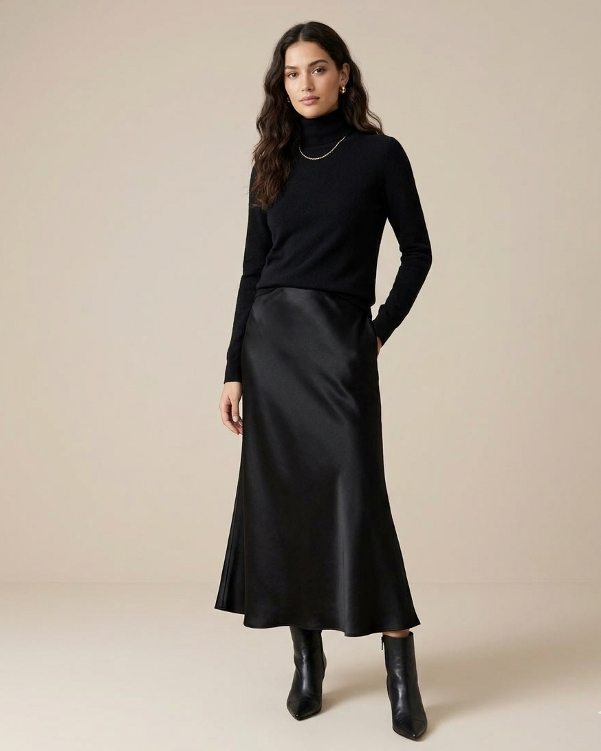 Silky skirt