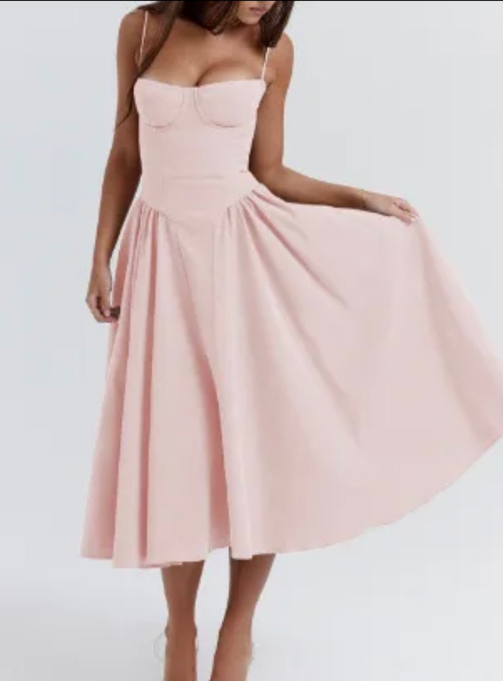 Pink Midi dress