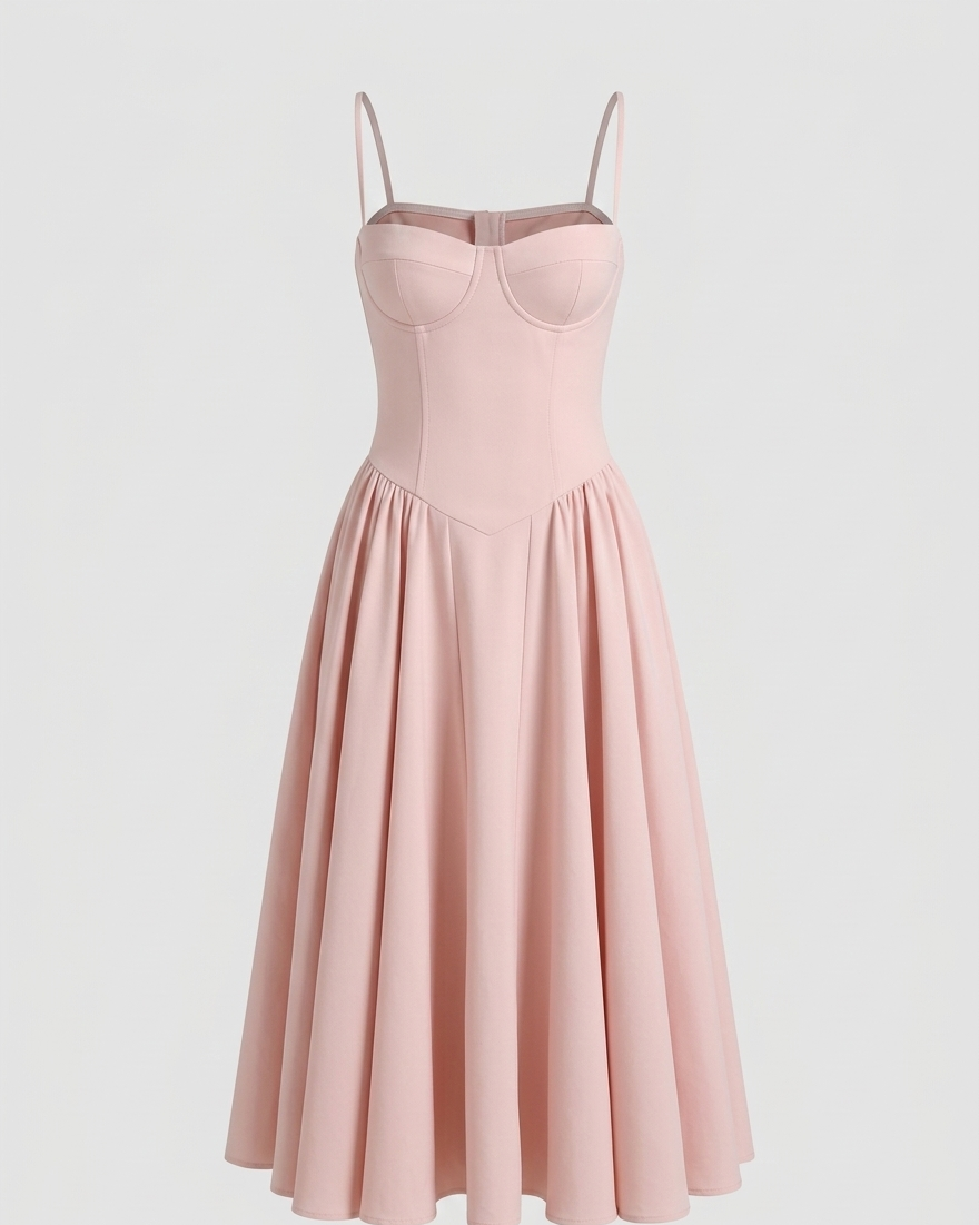 Pink Midi dress